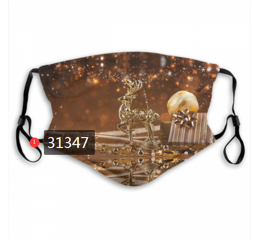 2020 Merry Christmas Dust mask with filter 76->mlb dust mask->Sports Accessory